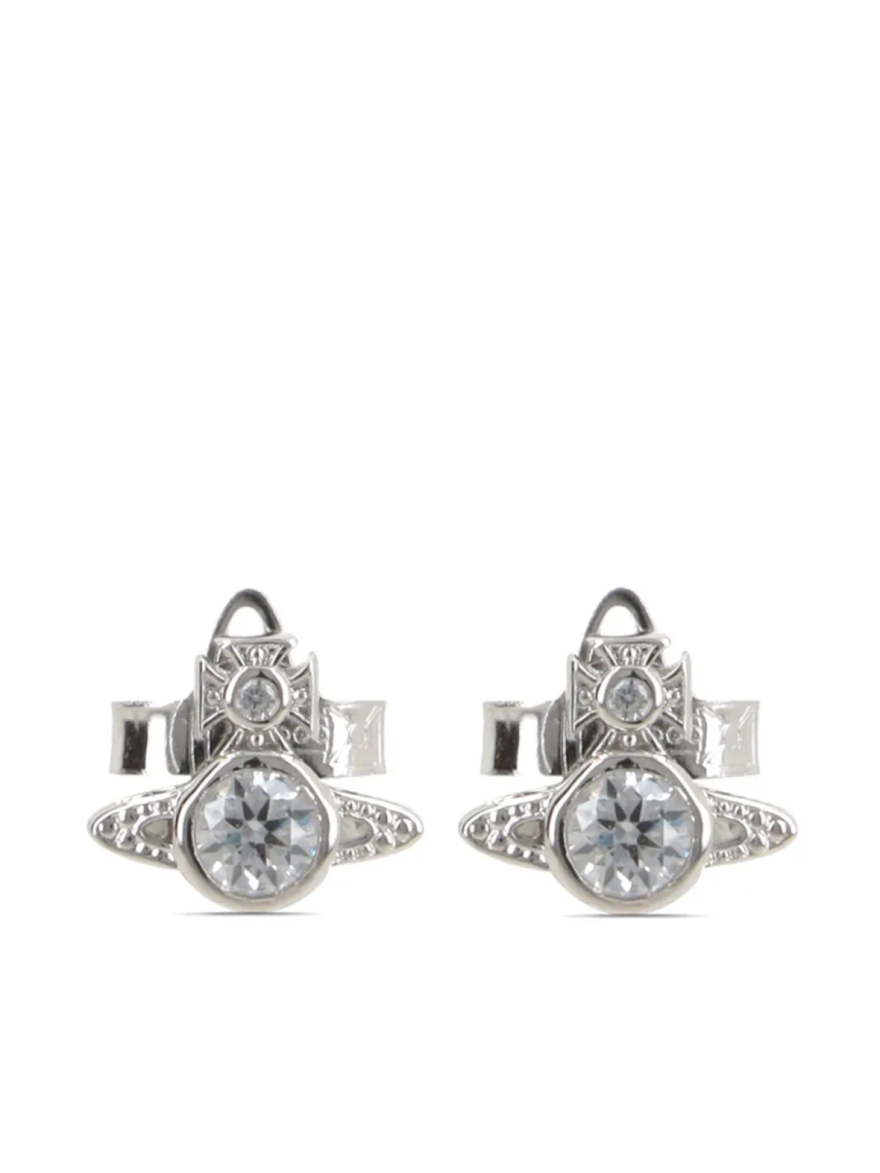 

Серьги с логотипом Orb Vivienne Westwood, серебряный