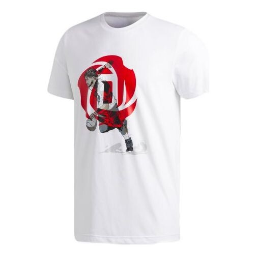 

Футболка rose geek up short sleeve white Adidas, белый
