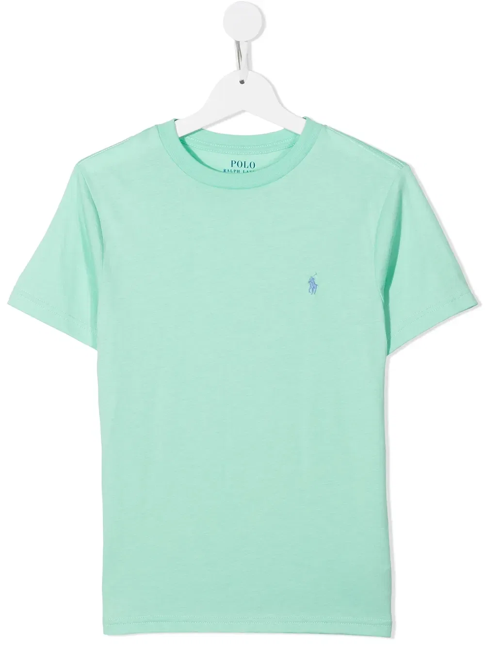 Футболка с вышитым логотипом POLO RALPH LAUREN KIDS, зеленый
