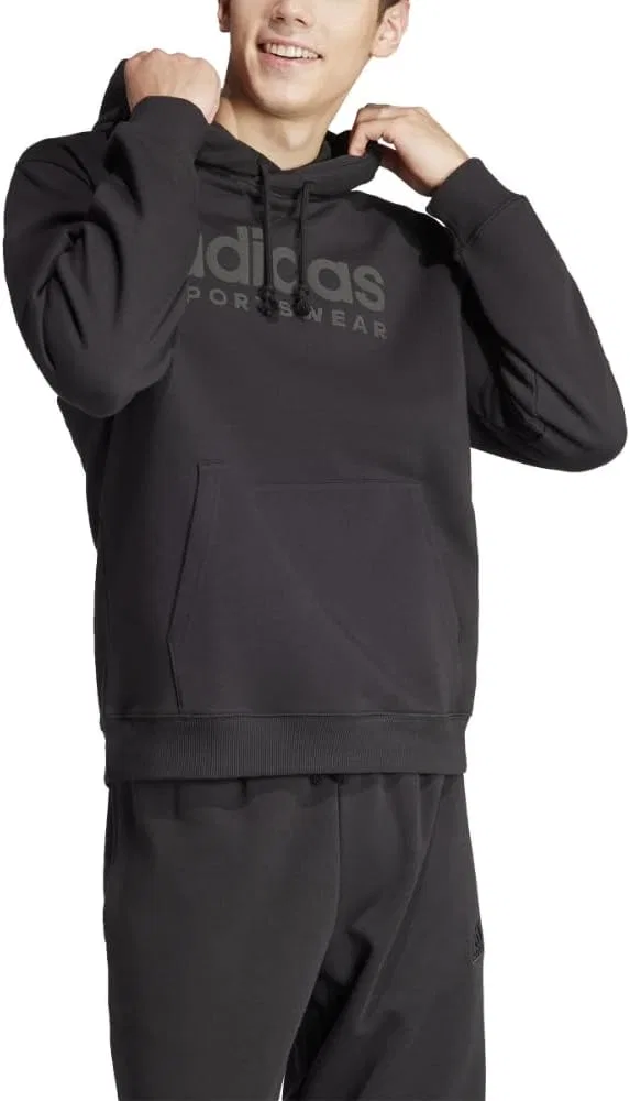 Мужская флисовая толстовка adidas All Szn с графическим принтом — фото 2