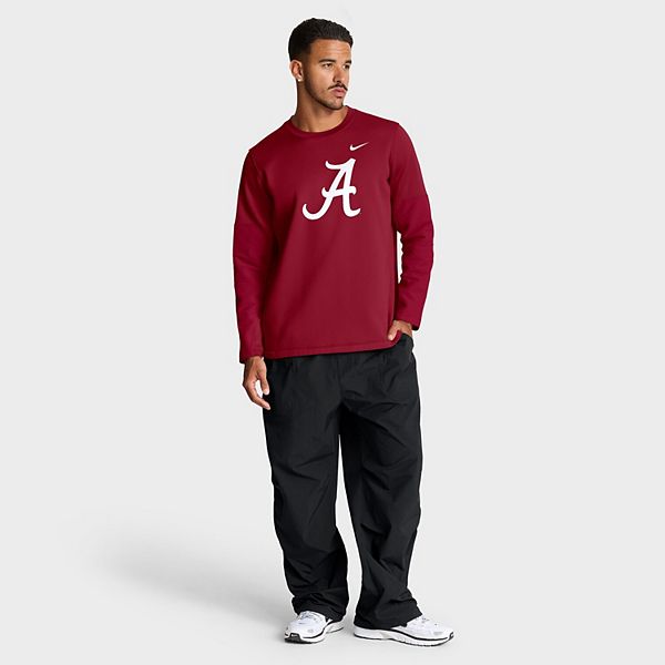 Мужская футболка с длинным рукавом alabama crimson tide 2025 sideline coach performance Nike — фото 4