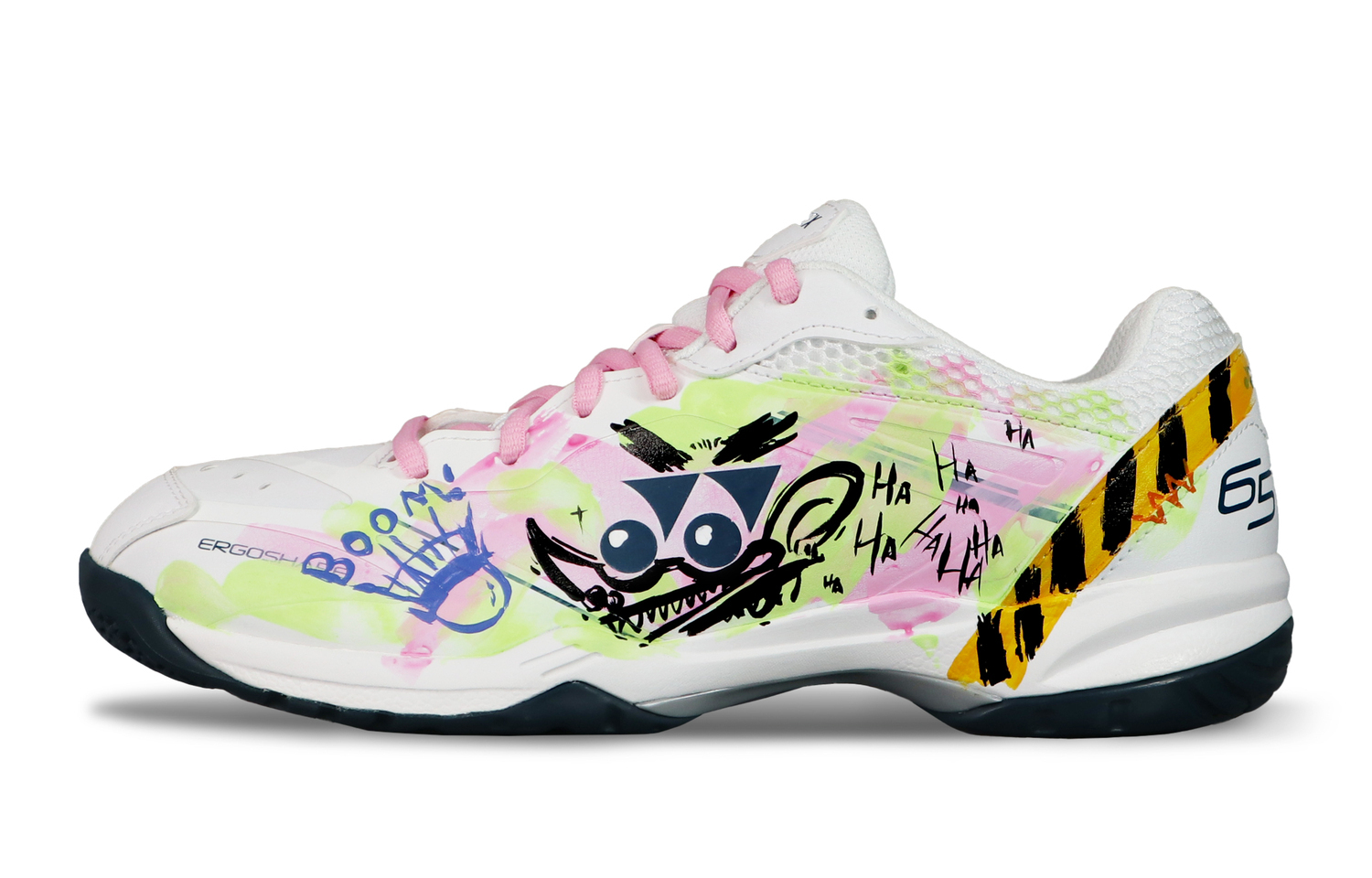 

YONEX 65 коллекция 4 амортизация и устойчивость к истиранию низкие кроссовки для бадминтона unisex white