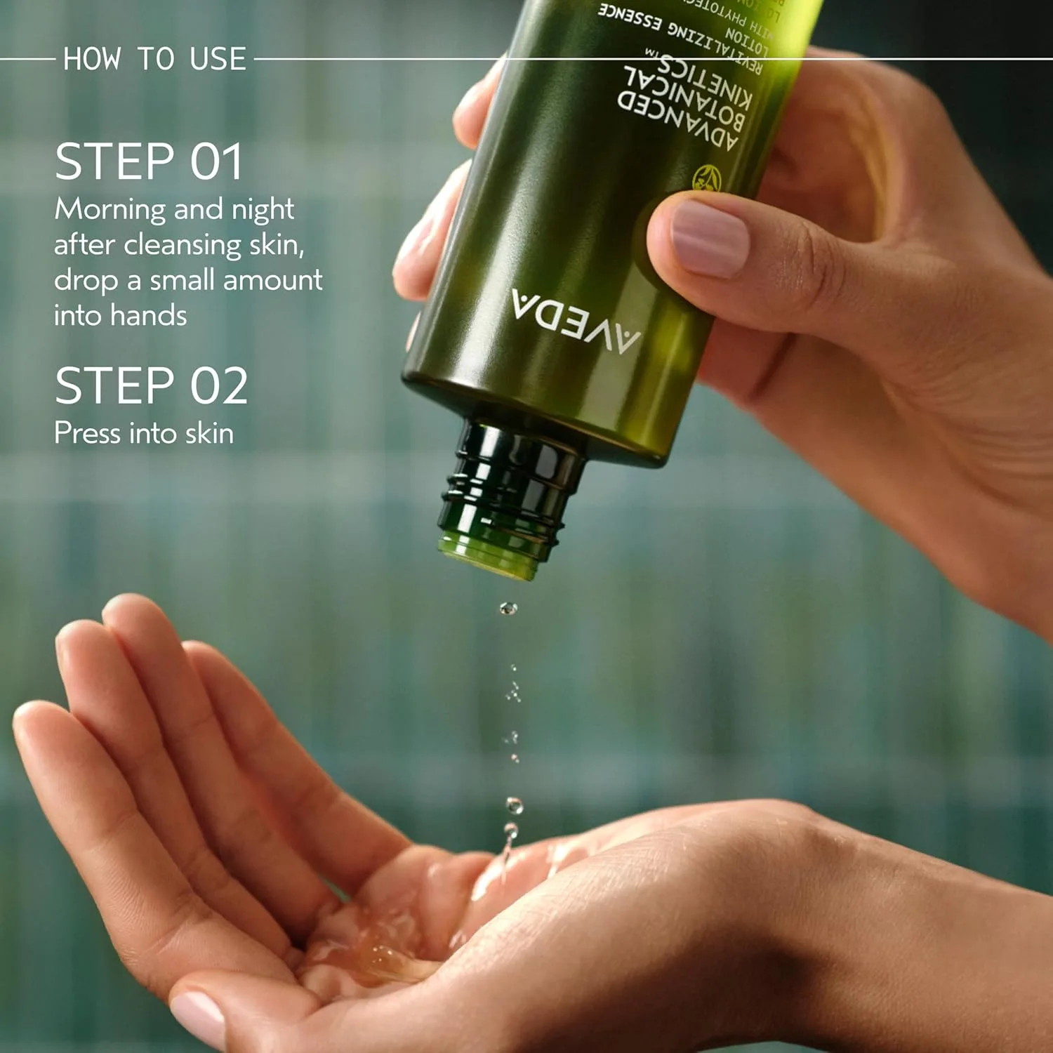 Эссенция Aveda — Advanced Botanical Kinetics Revitalizing Essence Lotion | Разглаживает кожу и сужает поры, 190 мл — фото 4