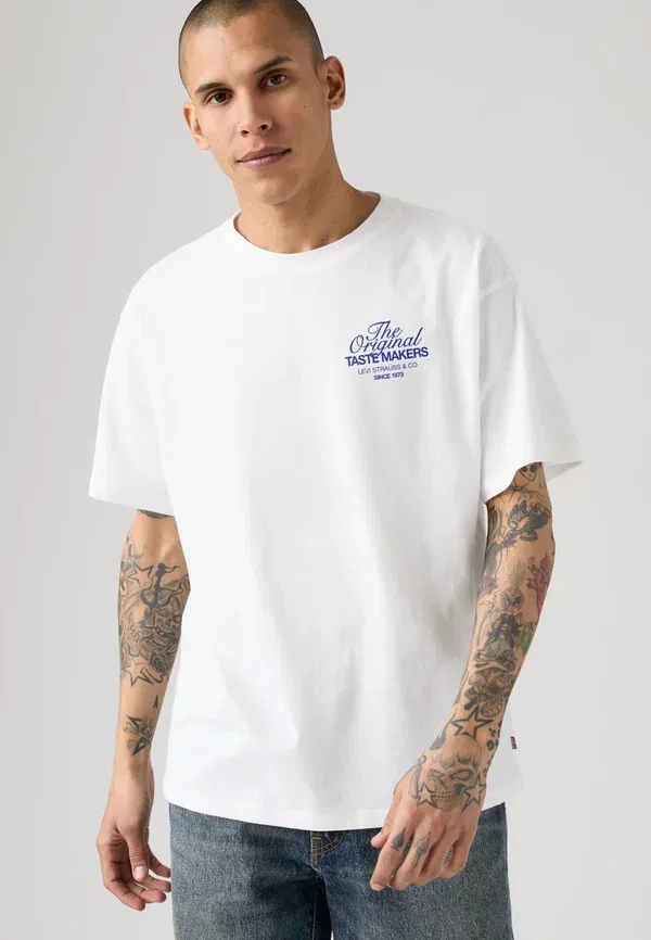 Футболка Levi's Vintage fit tee print t-shirt, ярко-белый — фото 3