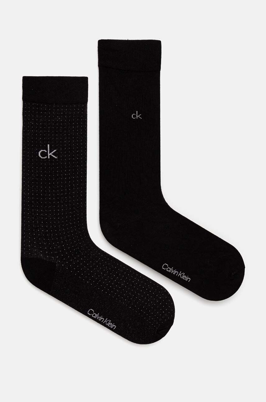 

2 упаковки носков Calvin Klein, черный