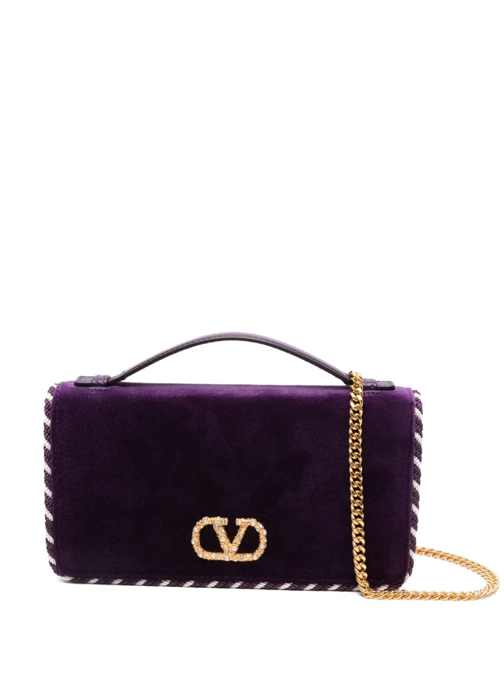 

Маленькая сумочка-клатч VlLogo Signature VALENTINO GARAVANI, фиолетовый