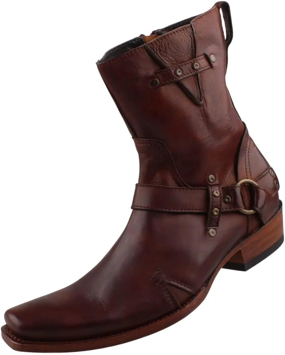 Мужские ковбойские ботинки Sendra коричневого цвета