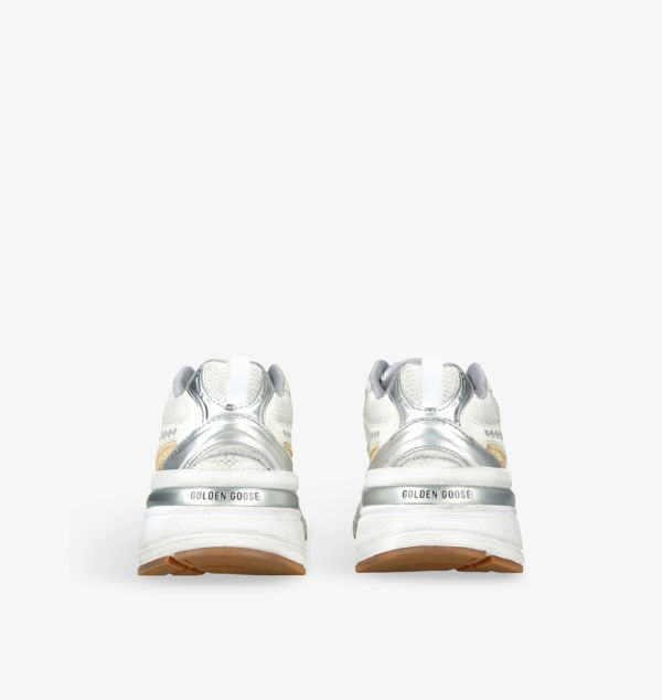Кроссовки Lightstar 10272 с низким верхом из кожи и сетки Golden Goose, мультиколор — фото 4