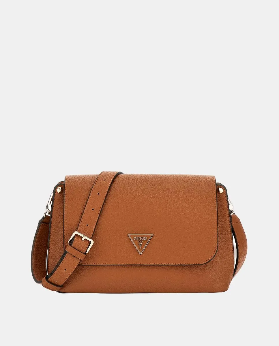 

Сумка через плечо с клапаном и магнитной застёжкой Guess, светло-коричневый