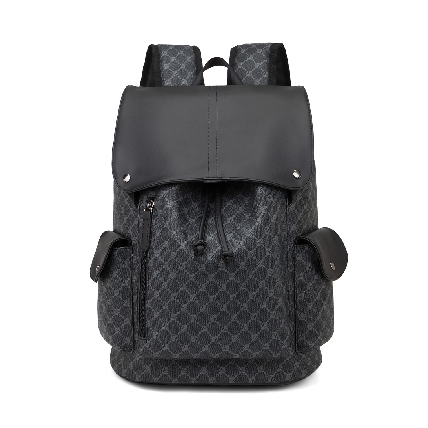 

Рюкзак из ПВХ унисекс черно-серый Slazenger, принт Black+1815 Black