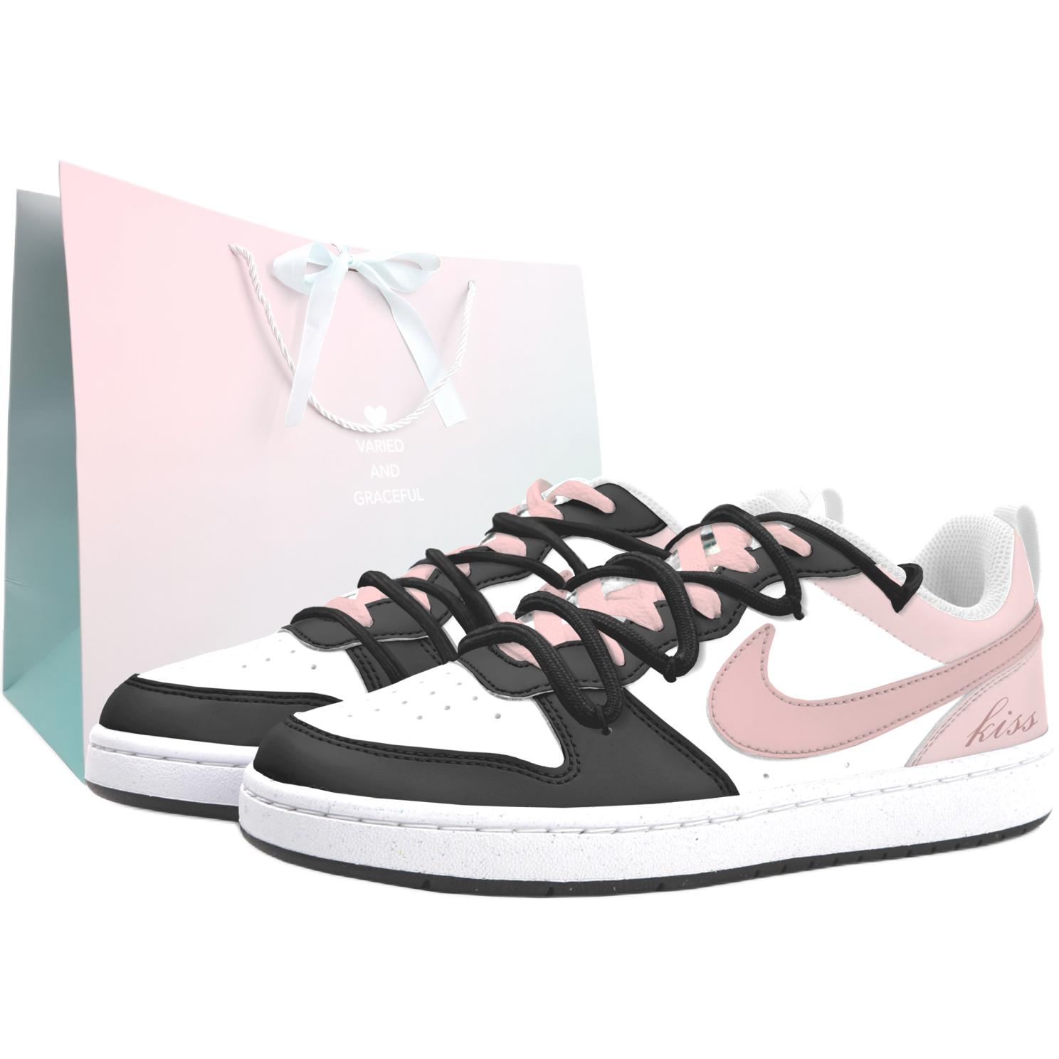 

Court Borough Zero Gravity, Berry Academy, специальная сумка для покупок, низкие детские кроссовки для скейтбординга, подростковые Nike, розовый