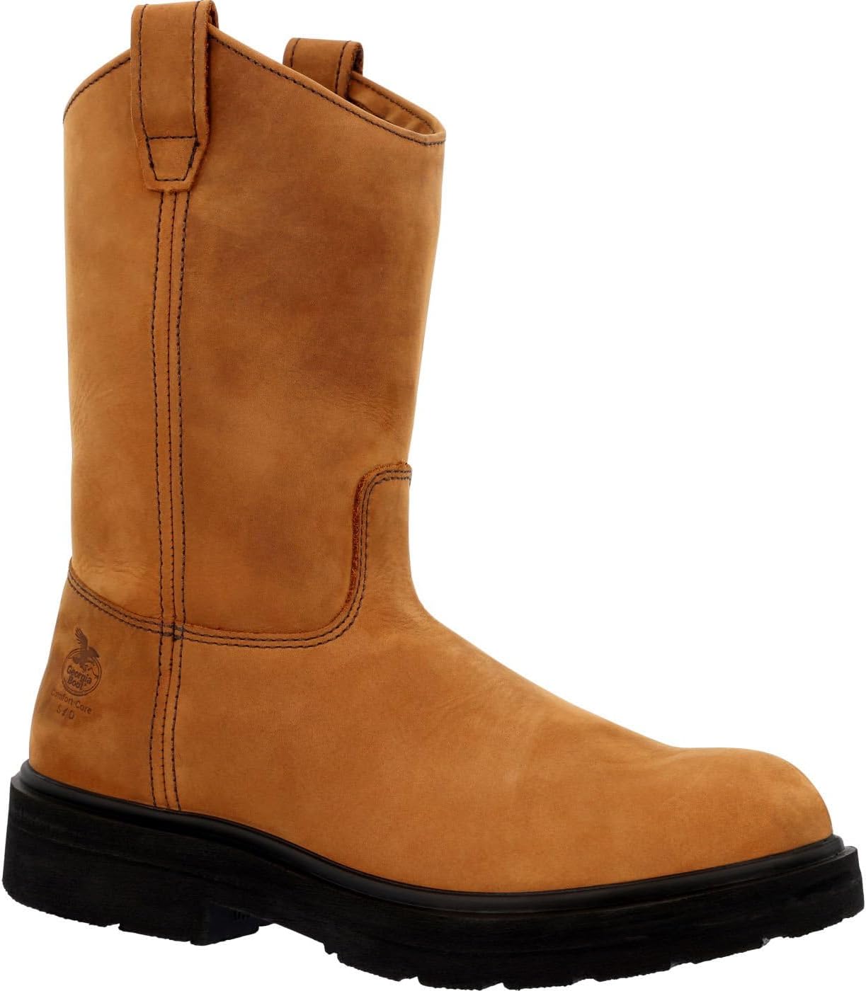 

Ботинки Georgia с стальным носком и антистатическим эффектом, без шнурков Georgia Boot, коричневый