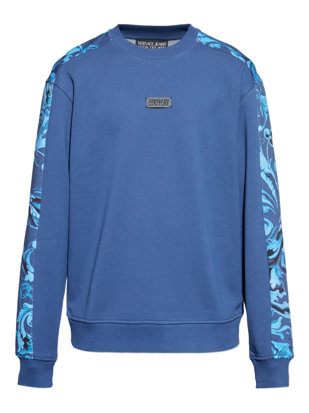 

Толстовка со вставками и принтом Baroque Versace Jeans Couture, синий