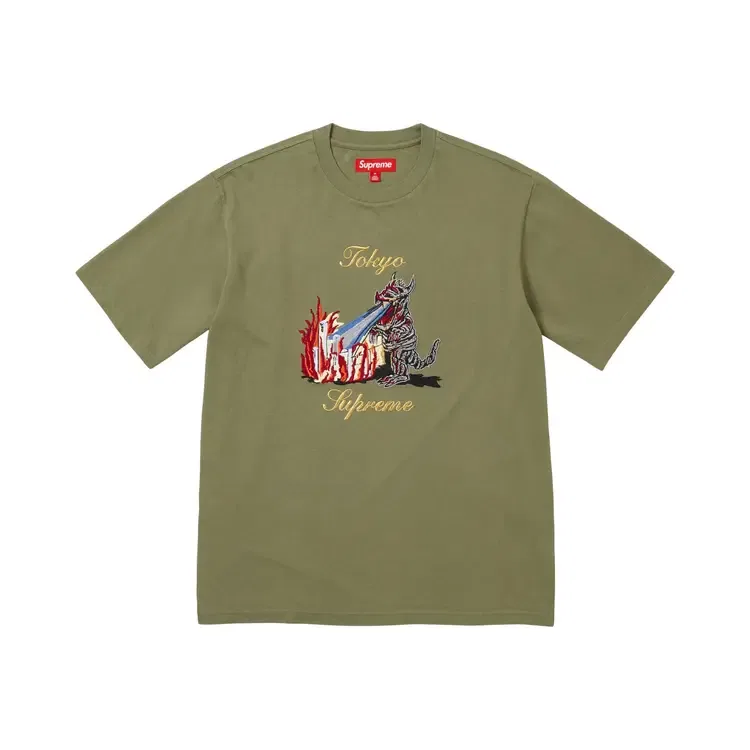 Футболка с коротким рукавом Supreme Monster, зеленый