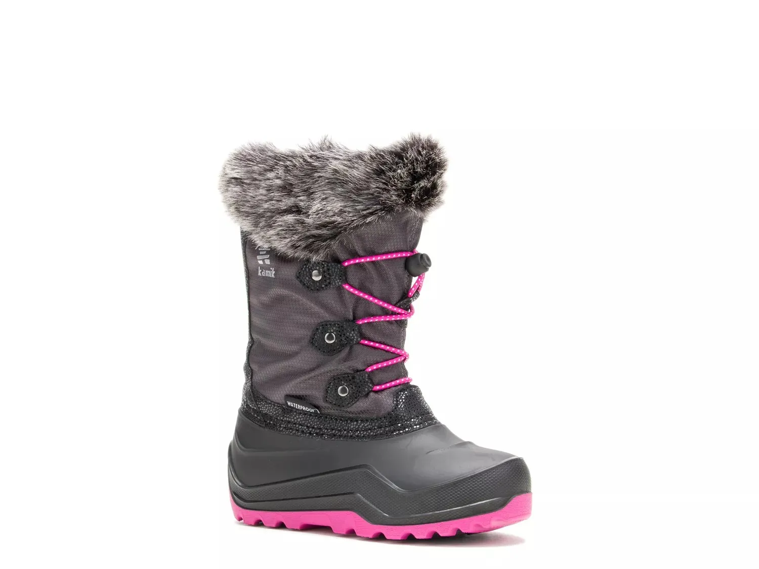 

Ботинки Kamik Powdery Snow Boot - детские, серые
