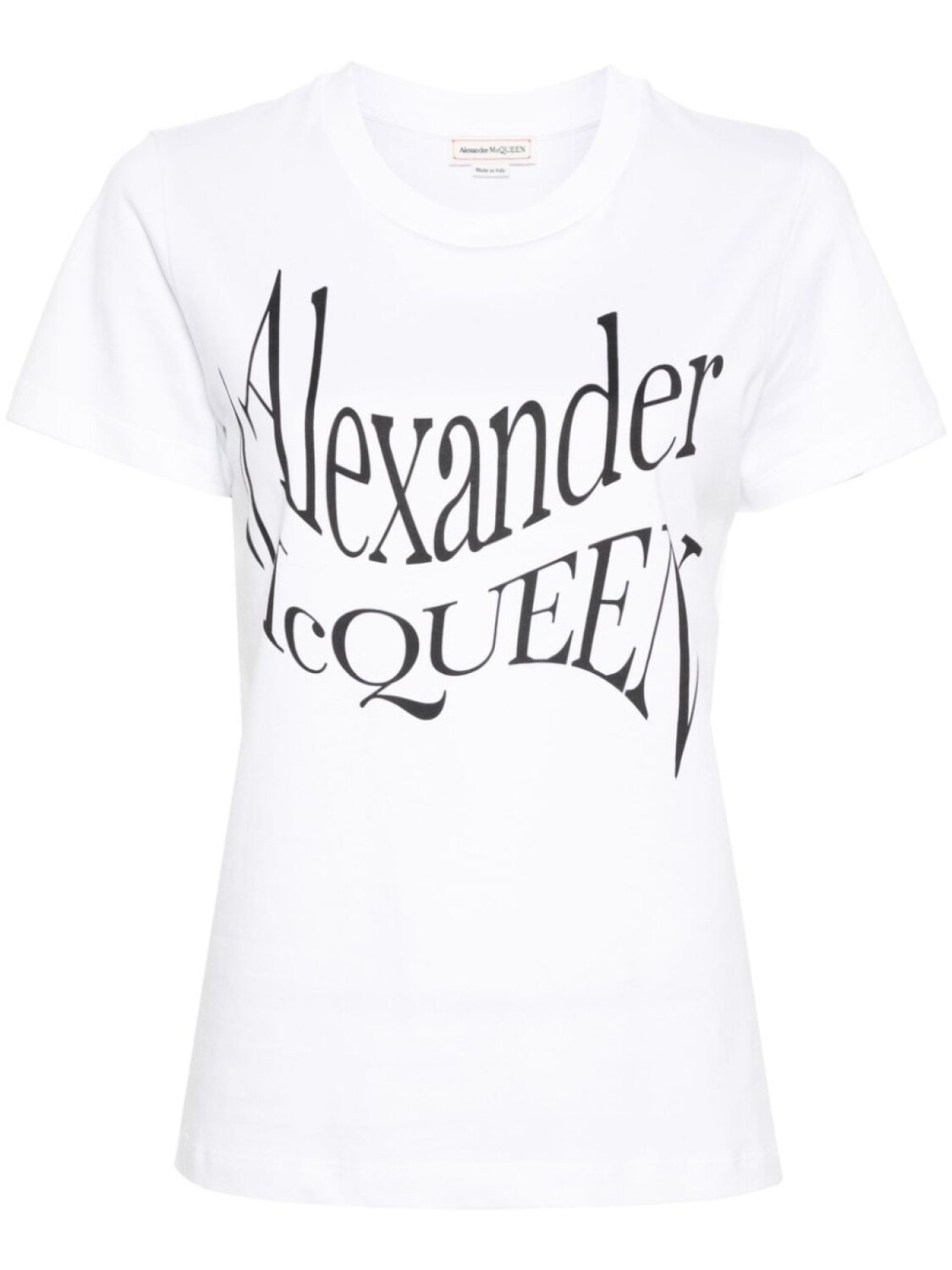 

Alexander McQueen футболка с логотипом, белый