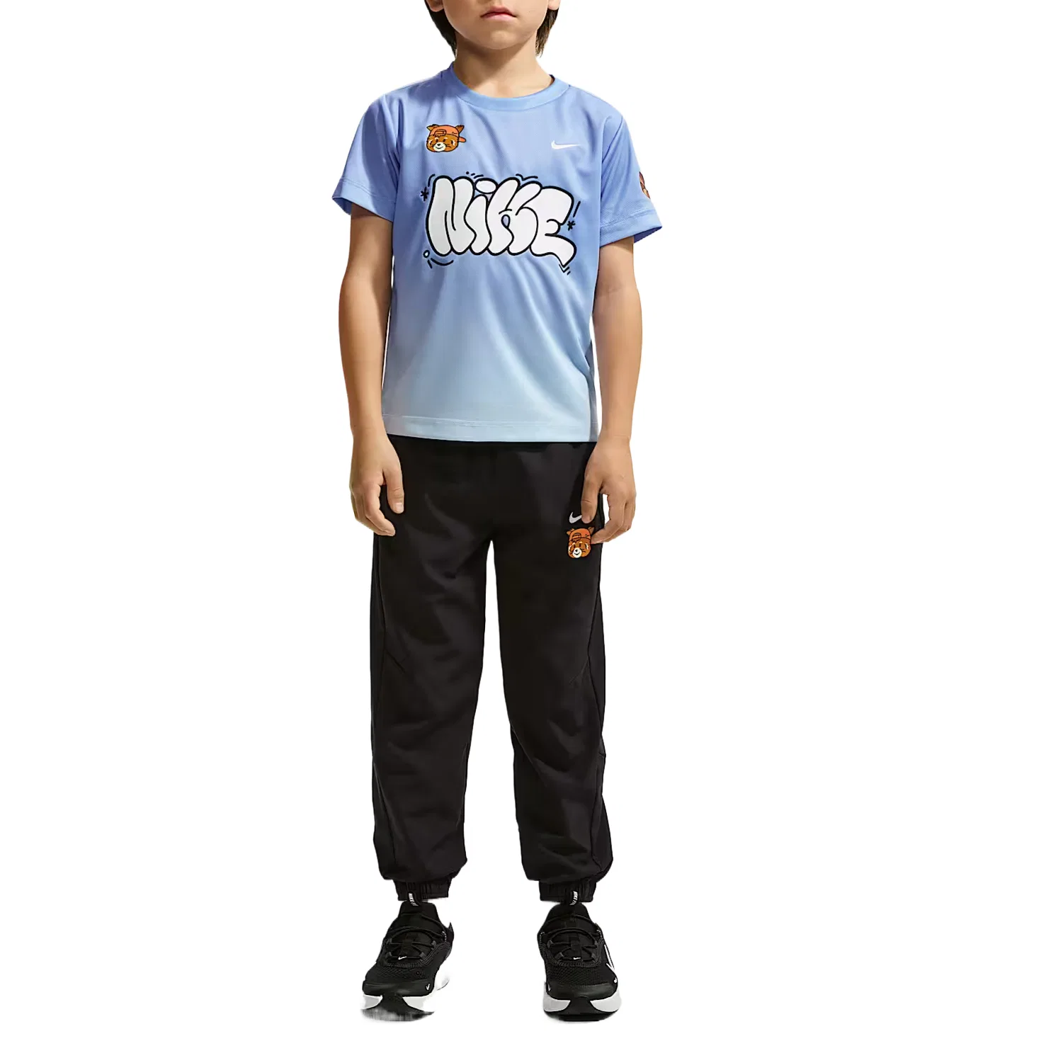 Детские быстросохнущие штаны Nike Black