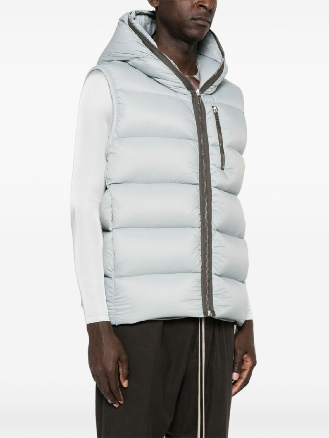 

Rick Owens жилет Sealed, синий