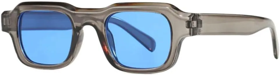 

Солнцезащитные очки с защитой UV400 | Маленькая оправа, сине-серый | для женщин и мужчин, для занятий спортом на открытом воздухе и вождения DSVIGF, Grey Blue