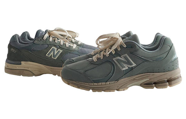 Кроссовки x kith 2002r New Balance, серый — фото 4