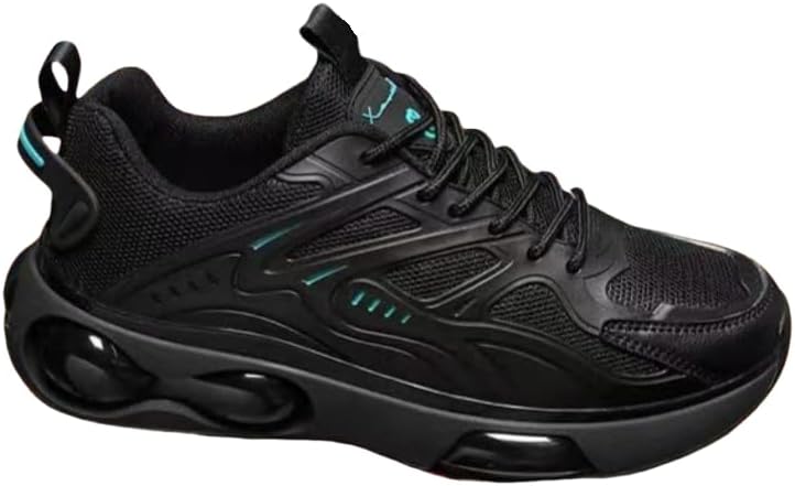 

Мужские легкие кроссовки для бега - дышащий верх из сетки, амортизированная утолщенная подошва, стильные повседневные кроссовки для молодежи и активного образа жизни Hoalox, синий