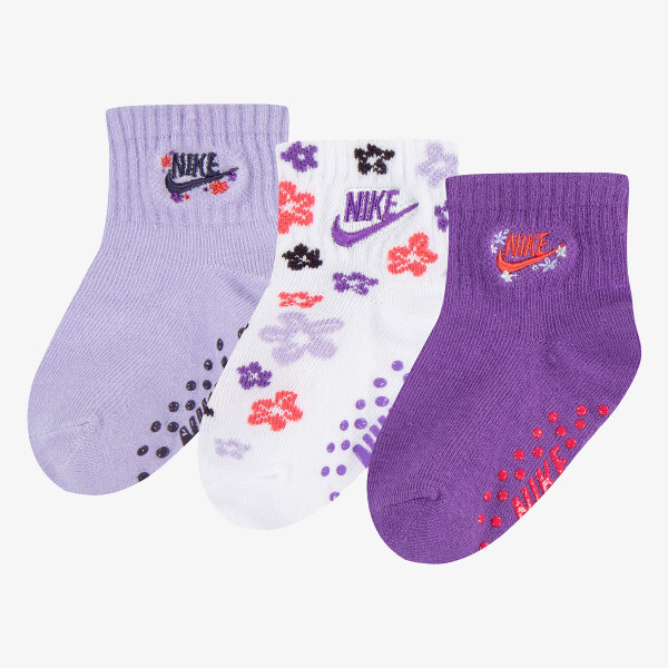 

Nhg Girls, 3 пары носков с захватом Nike, фиолетовый