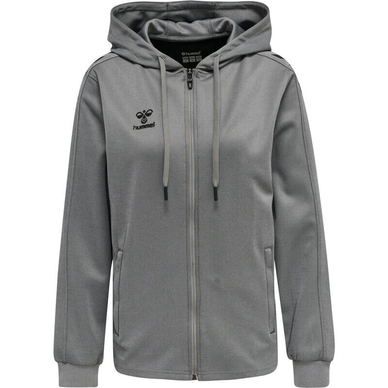 

Hmlcore Xk Zip Hood Sweat Woma Женская толстовка для мультиспорта HUMMEL, цвет grau