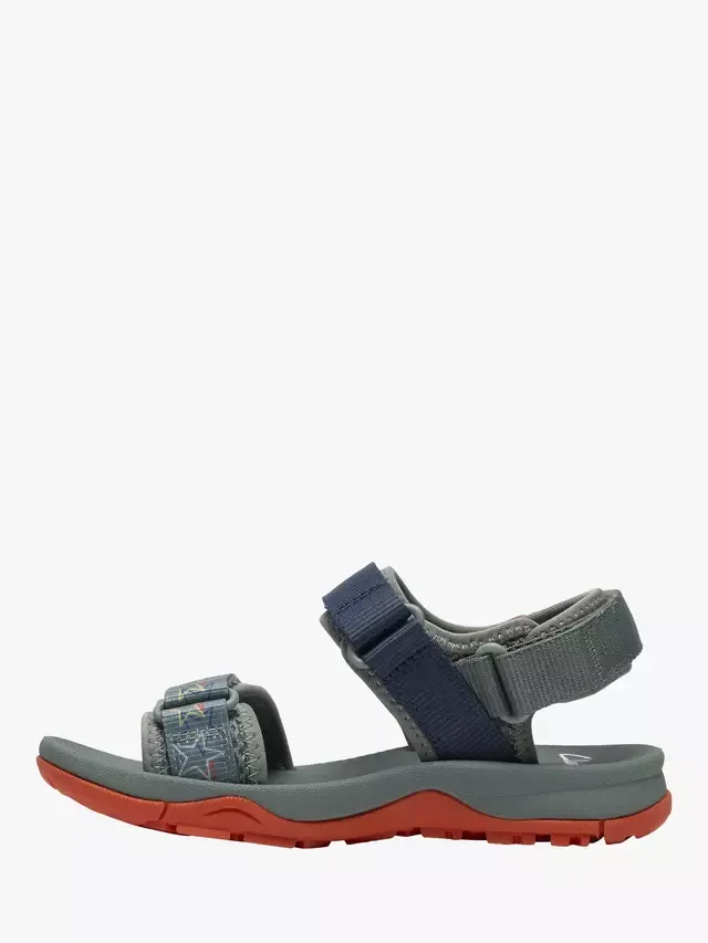 Детские сандалии Tide K от Kids' Wharf, зеленые/разноцветные Clarks — фото 2