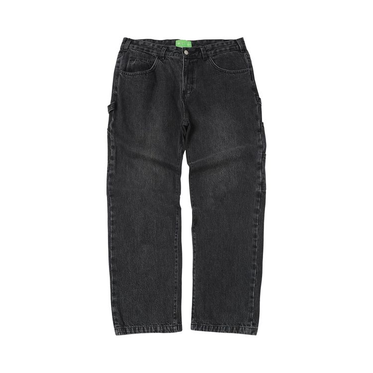 

Брюки Mister Green Selvedge Denim Utility Pant 'Black', черный