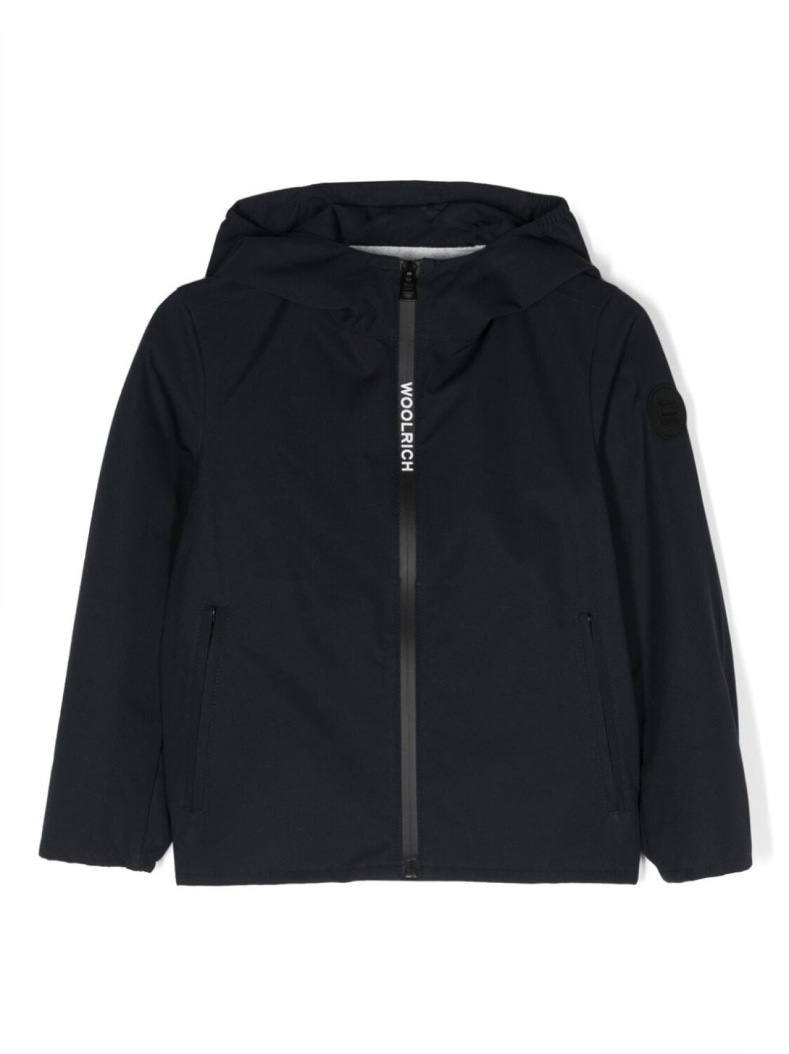 

Woolrich Kids куртка на молнии с капюшоном, синий