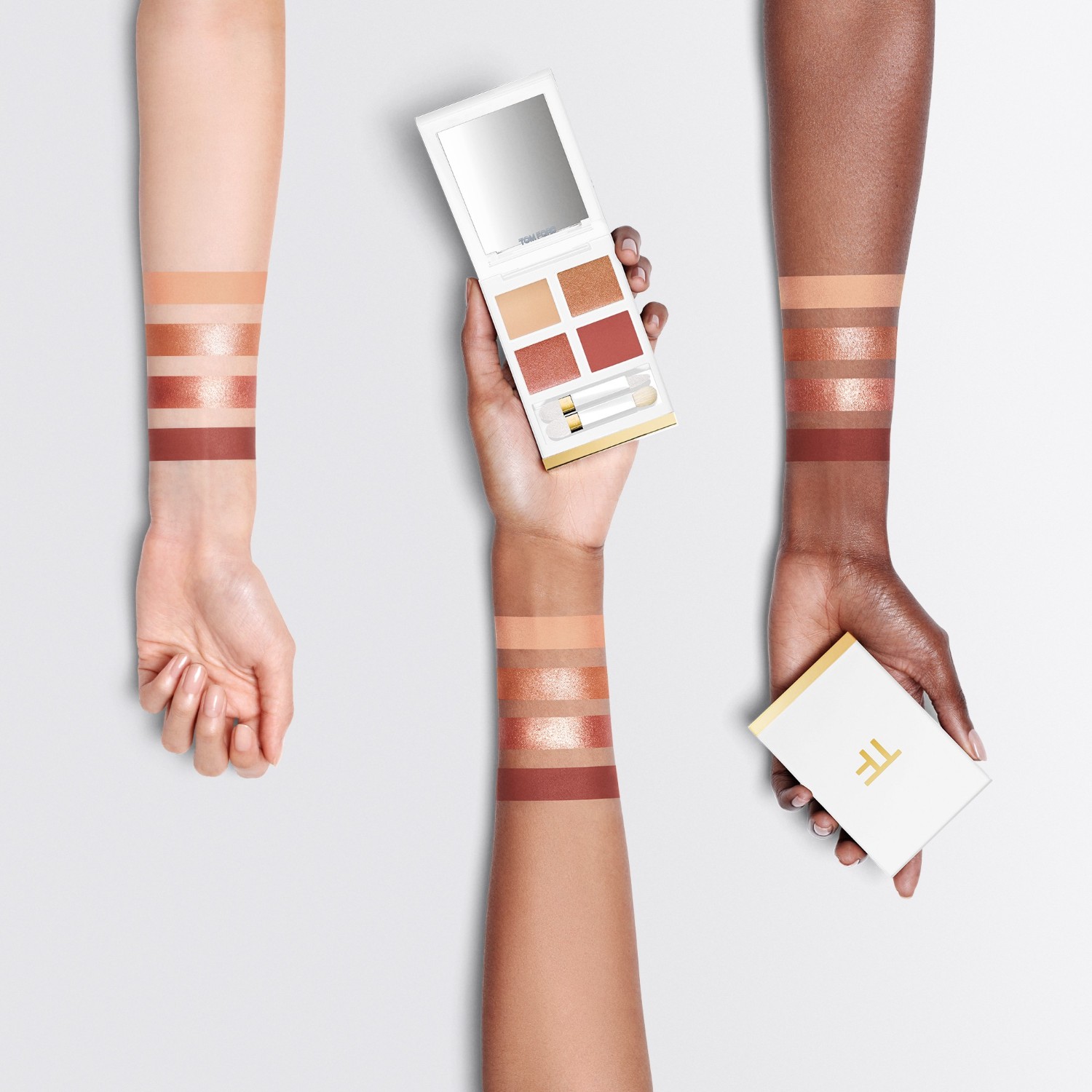 Тени для век soleil neige eye color quad Tom Ford, вес 9 гр. — фото 4