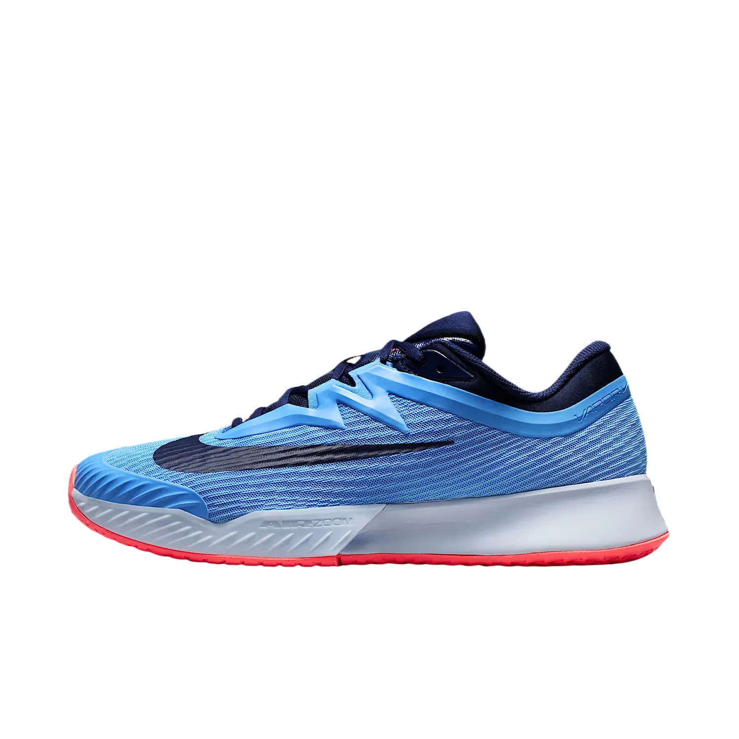 Vapor Pro 3 Mesh Cushioning Breathable Lightweight низкие теннисные кроссовки мужские Nike, university синий/белый/lava красный/midnight синий