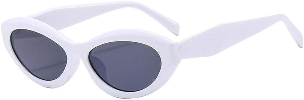 

Солнцезащитные очки UV400 – конфетные цвета, маленькие, «кошачий глаз», овальные, для женщин и мужчин, для бега и занятий спортом на открытом воздухе UYPTK, White Gray