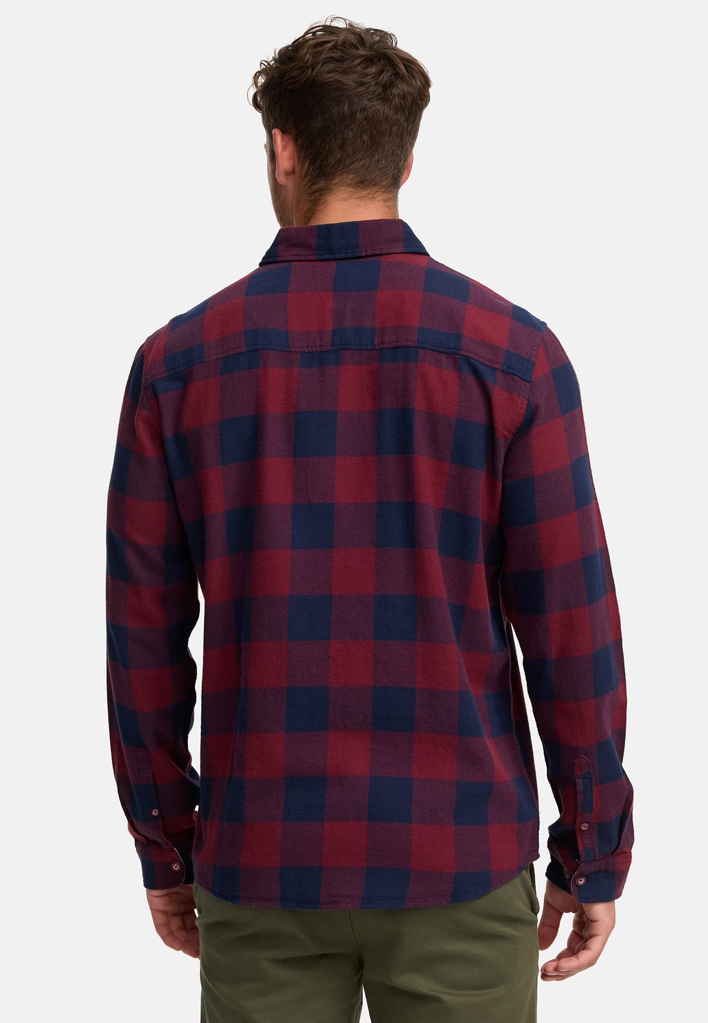 

Рубашка LANGARM INDICODE JEANS, бордовый