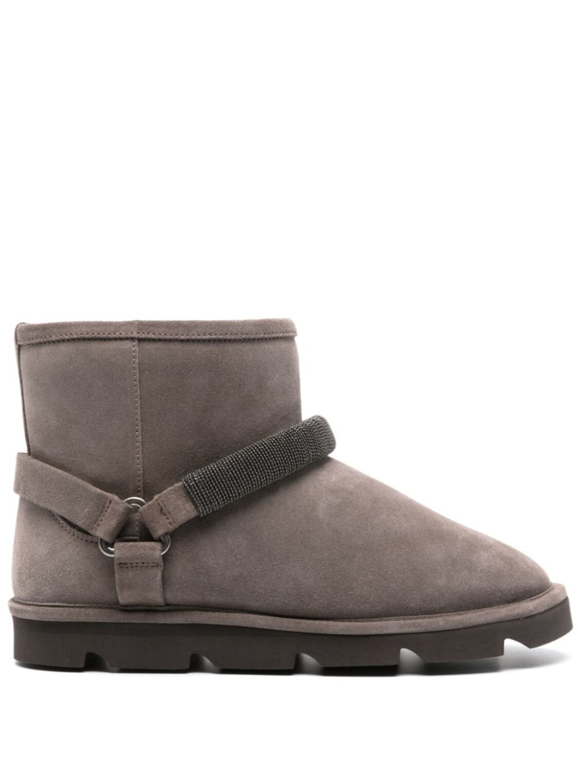 

Ботинки с декором Monili Brunello Cucinelli, серый