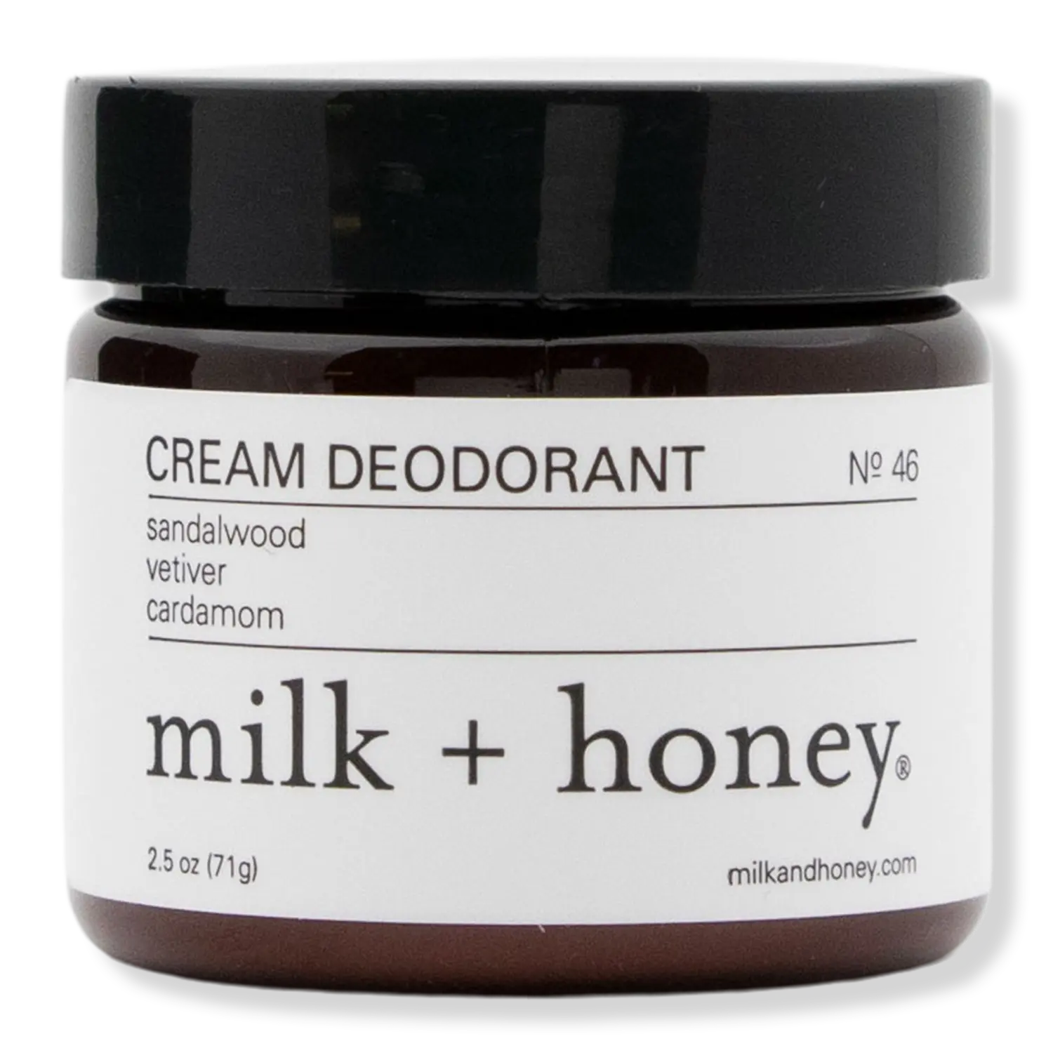 

Дезодорант Cream Deodorant Milk + Honey, Sandalwood Vetiver Cardamom