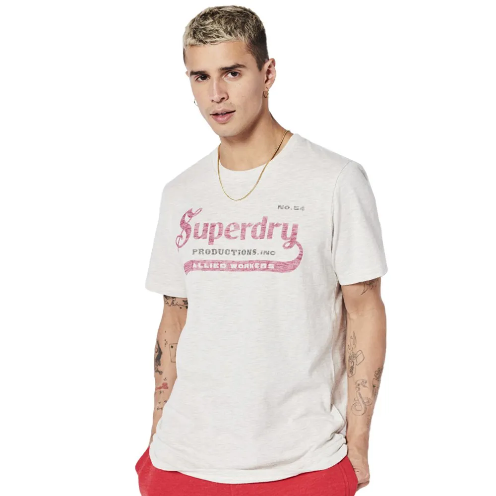 

Футболка Superdry Vintage Merch Store, белый