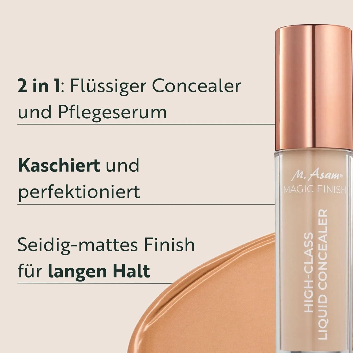 Жидкий консилер M. Asam Magic Finish Highclass Nude M. Asam, Nude — фото 2