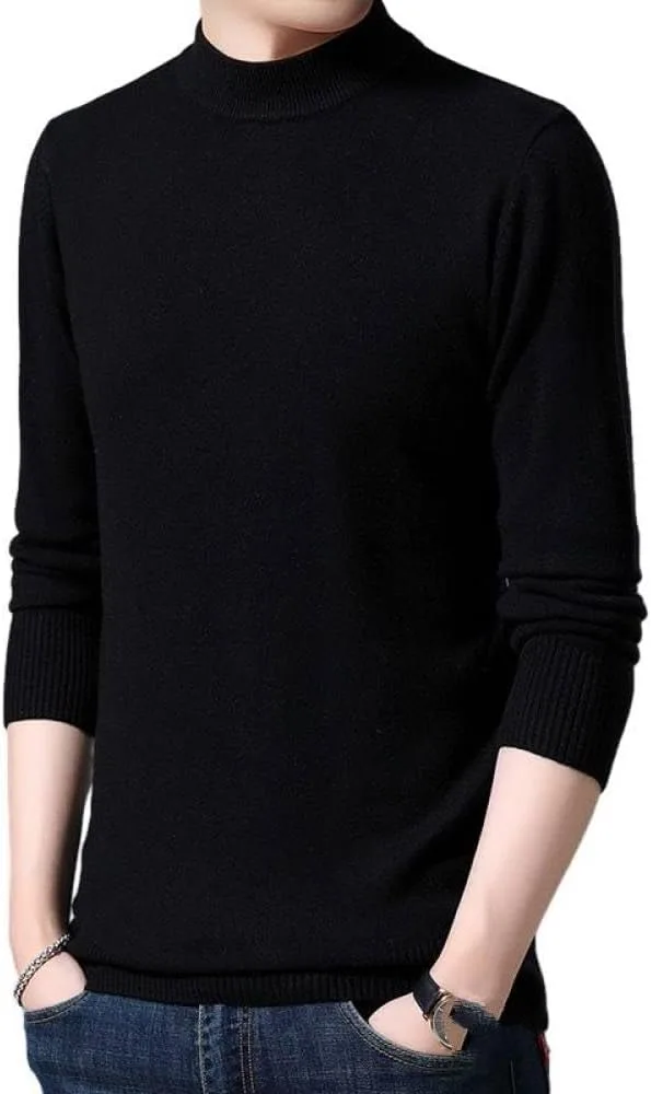 

Мужской свитер SWEPER — модный полуводолазка, slim fit