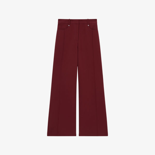 

Брюки-палаццо Reiss Heather с широкими штанинами, красный
