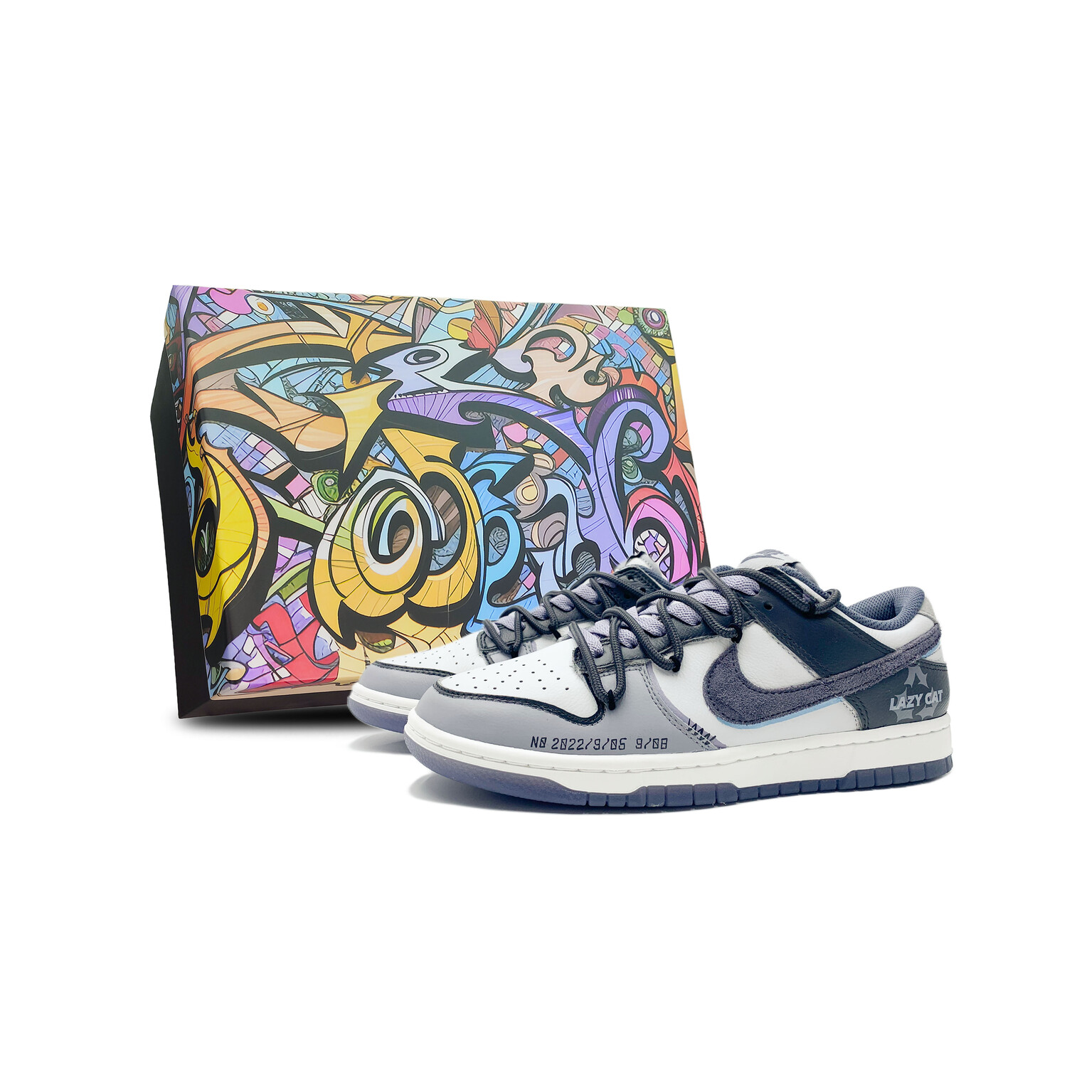

Кроссовки для скейтбординга Dunk мужские с низким верхом фиолетовый Nike