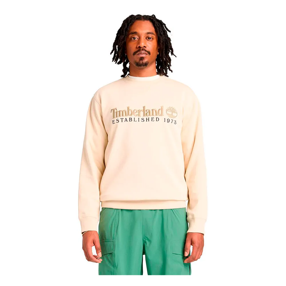 

Толстовка с вышитым логотипом Timberland, основанной в 1973 году, бежевый