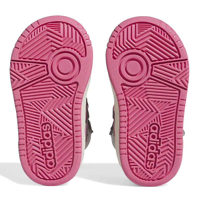 Кроссовки adidas neo Hoops Mid Toddler Shoes TD High-top Dusty Rose, цвет Dusty Rose — фото 4