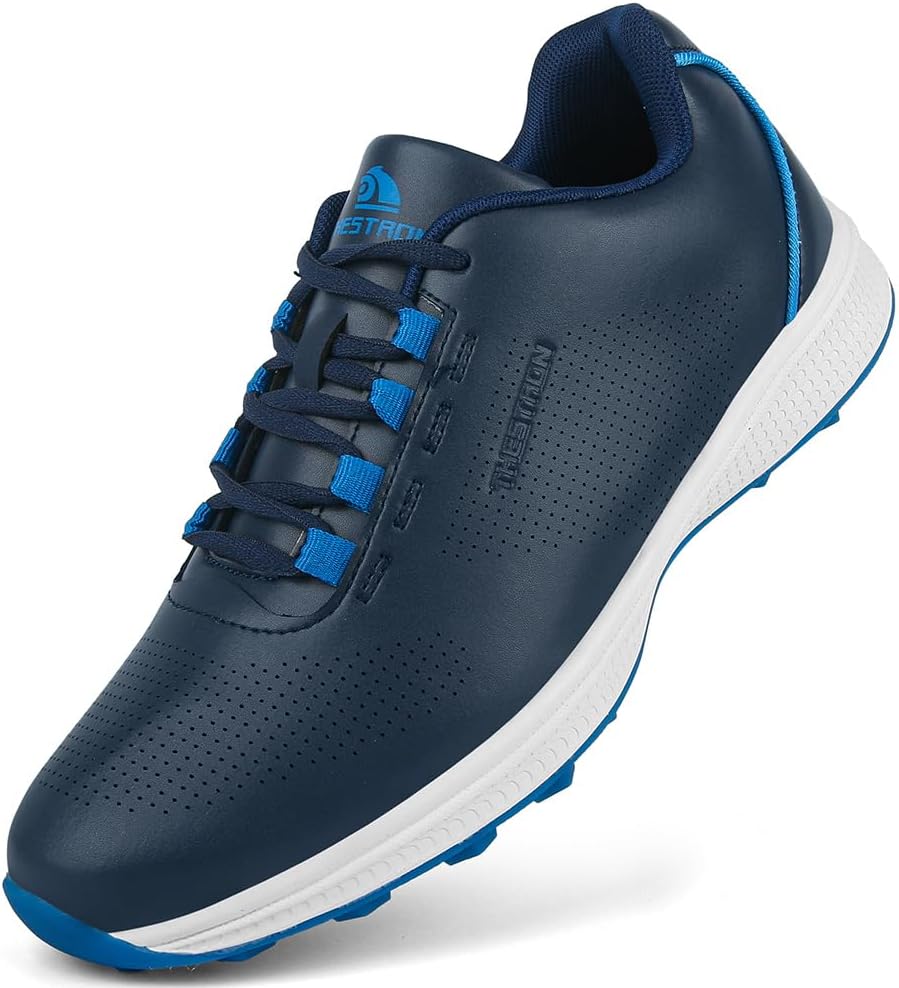 

Профессиональные мужские кроссовки для гольфа THESTRON: легкие и удобные, без шипов, для тренировок и занятий гольфом, синий