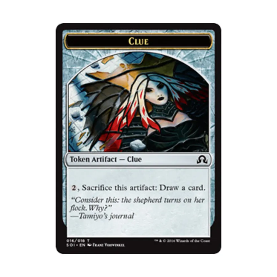 

CCG Подсказка № 16 — Жетон (T), MTG - Shadows Over Innistrad