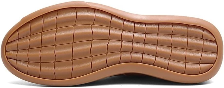 Мужские ботинки челси, резиновая подошва, круглый полированный носок, кожа, износостойкие, водонепроницаемые, противоскользящие, для работы и официальных мероприятий Xjsdjhount, коричневый — фото 4