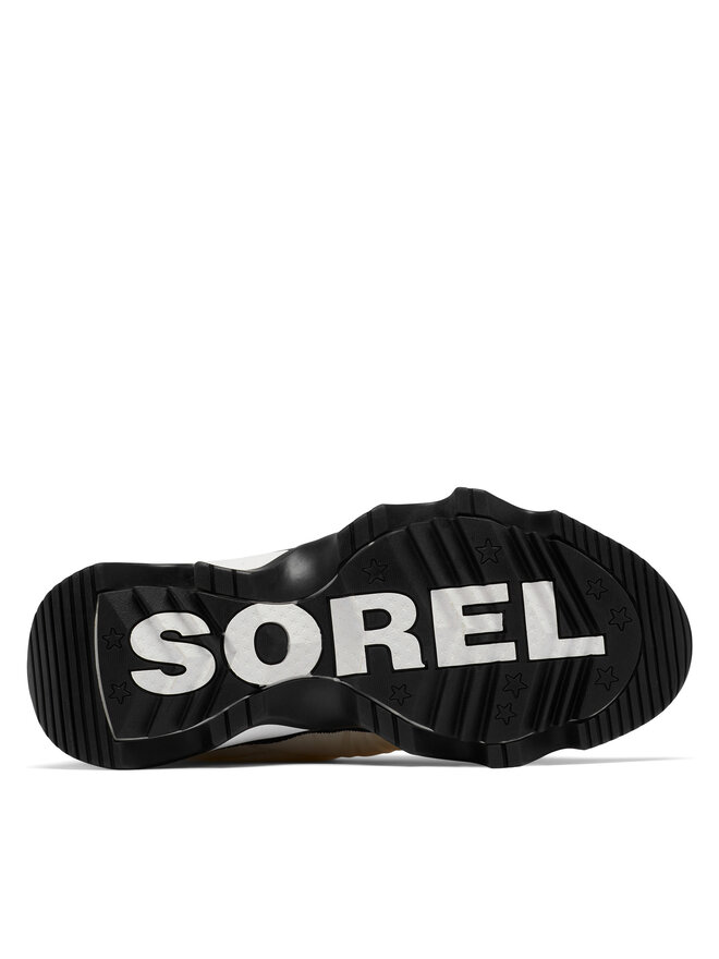 Зимние ботинки женские Sorel стеганые на молнии, белый — фото 4