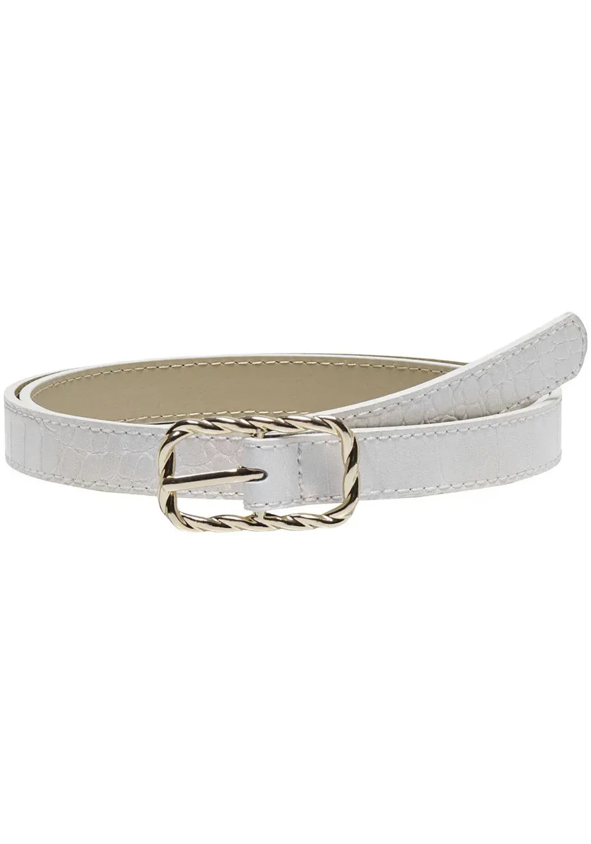 

Only синтетический ремень "ONLTHEA CROCO PU JEANS BELT ACC", цвет Cloud Dancer