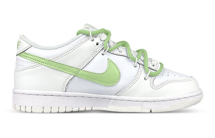 

Кроссовки Nike Dunk Skateboard Shoes Women's Low-Top White/Green