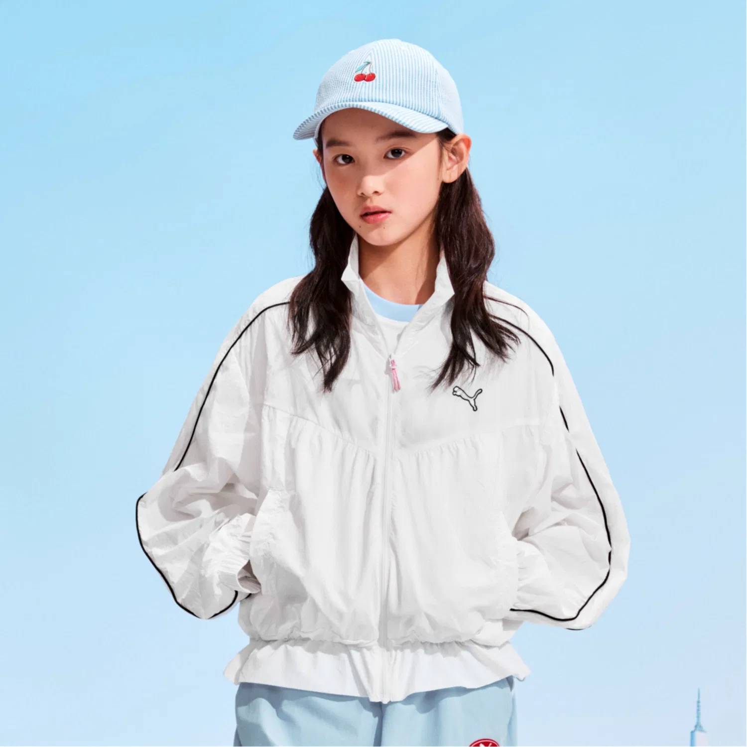 Детская солнцезащитная одежда PUMA Raw White — фото 4